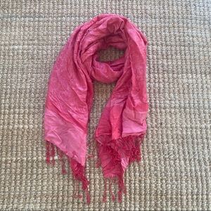 Pink scarf